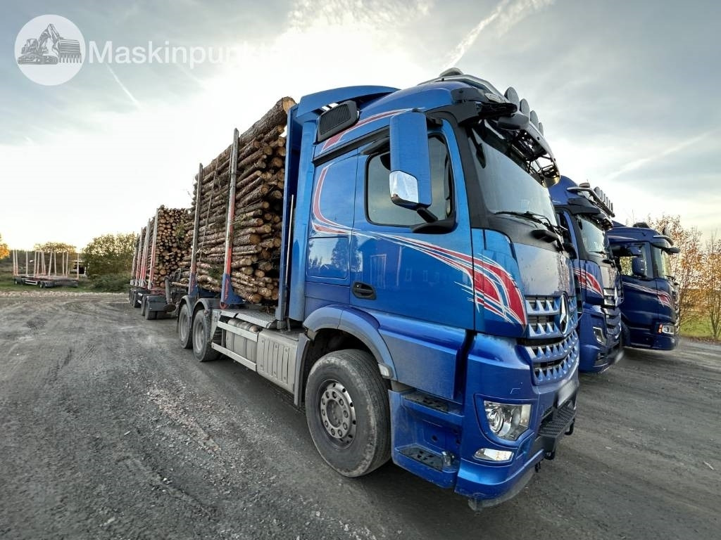 Mercedes-Benz Arocs 2858 timmerbil med kran  - Xe chở gỗ: hình 3 Mercedes-Benz Arocs 2858 timmerbil med kran  - Xe chở gỗ: hình 3