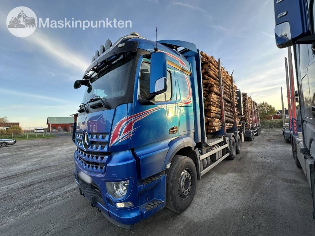 Mercedes-Benz Arocs 2858 timmerbil med kran  - Xe chở gỗ: hình 1 Mercedes-Benz Arocs 2858 timmerbil med kran  - Xe chở gỗ: hình 1