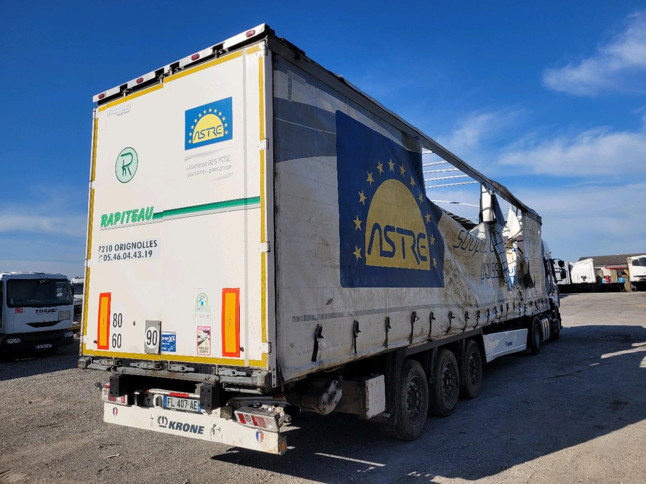 KRONE SD - Sơ mi rơ moóc mui bạt: hình 4 KRONE SD - Sơ mi rơ moóc mui bạt: hình 4