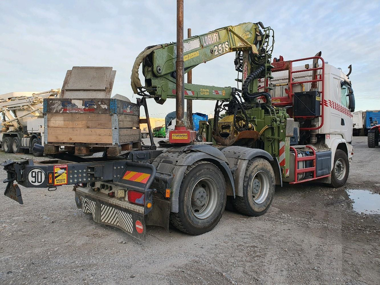 SCANIA R 580 FOREST GRUE - Xe đầu kéo: hình 4 SCANIA R 580 FOREST GRUE - Xe đầu kéo: hình 4