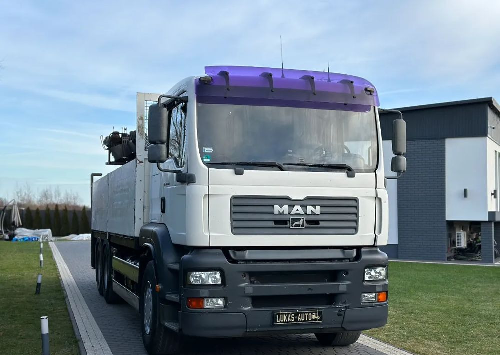 MAN TGA 24.410 6x4 HIAB MANUAL - Xe tải thùng lửng/ Phẳng, Xe cẩu tự hành: hình 4 MAN TGA 24.410 6x4 HIAB MANUAL - Xe tải thùng lửng/ Phẳng, Xe cẩu tự hành: hình 4