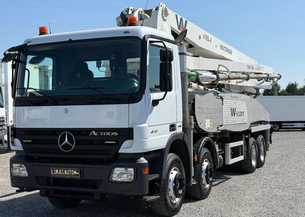Mercedes-Benz ACTROS 4141 8X4 42 M GOTOWA DO PRACY - Xe bơm bê tông: hình 1 Mercedes-Benz ACTROS 4141 8X4 42 M GOTOWA DO PRACY - Xe bơm bê tông: hình 1