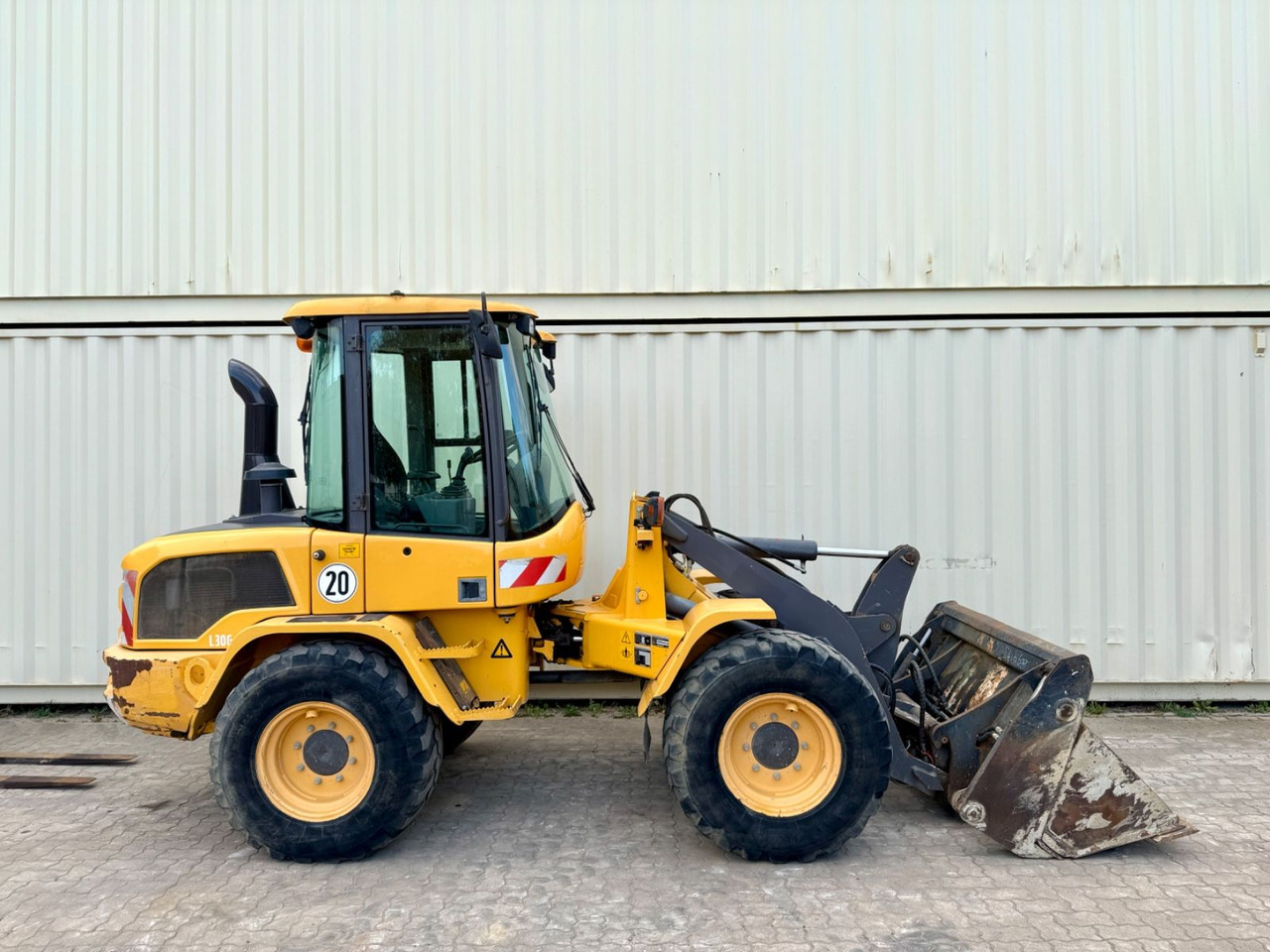 Máy xúc lật bánh lốp Volvo L30G / 2014 BJ / Klappschaufel + Gabel: hình 7