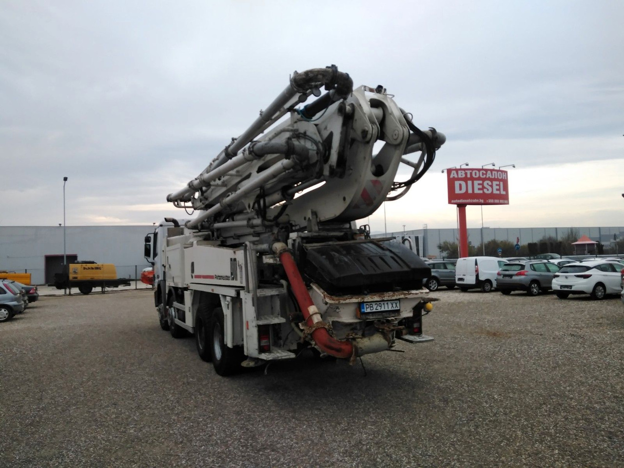 Mercedes-Benz ACTROS 4144 PUTZMEISTER M42 - Xe bơm bê tông: hình 5 Mercedes-Benz ACTROS 4144 PUTZMEISTER M42 - Xe bơm bê tông: hình 5