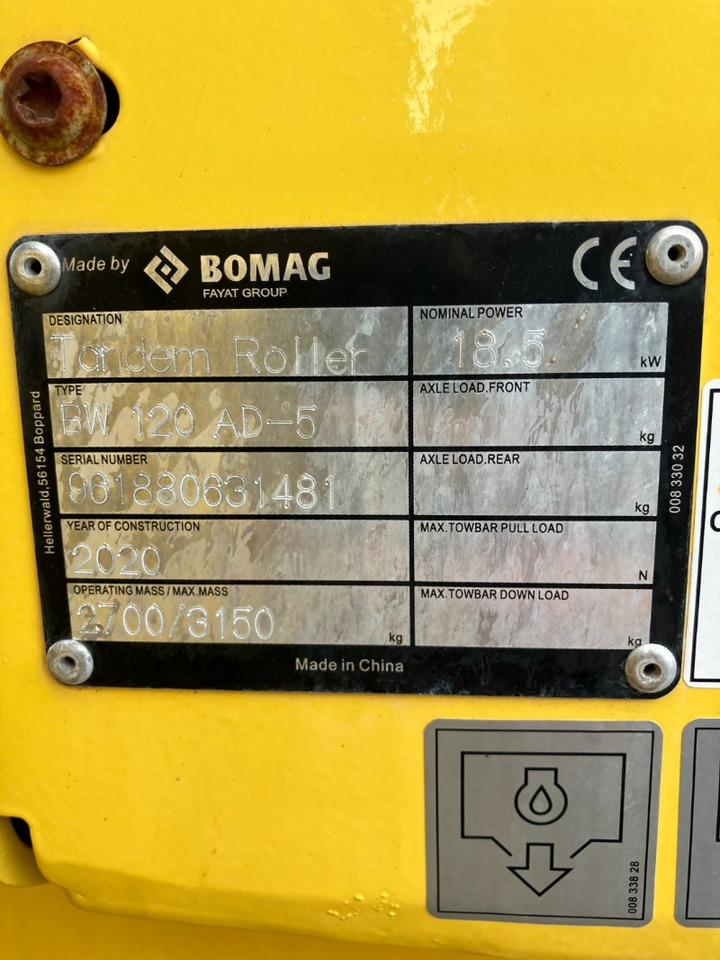 BOMAG CN BW 120 AD-5 Stage V/Tier 4f - Máy lăn: hình 3 BOMAG CN BW 120 AD-5 Stage V/Tier 4f - Máy lăn: hình 3
