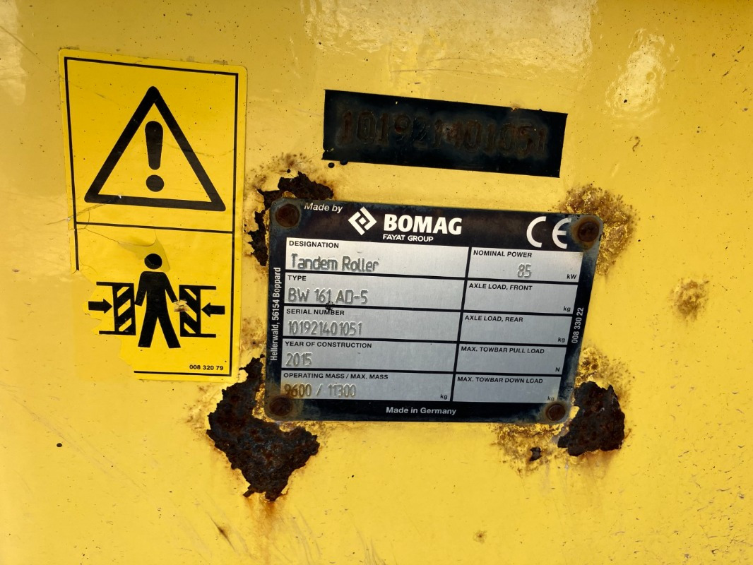 BOMAG DE BW 161 AD-5 Stage IIIb/Tier 4i - Máy lăn đường: hình 2 BOMAG DE BW 161 AD-5 Stage IIIb/Tier 4i - Máy lăn đường: hình 2