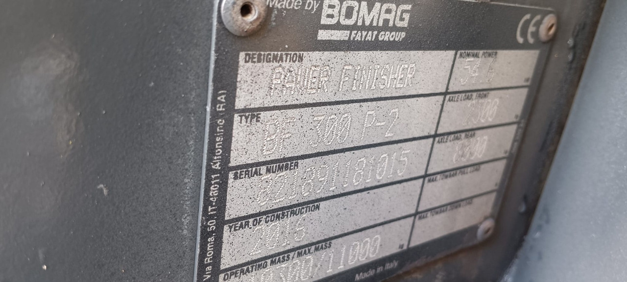 BOMAG IT BF 300 P-2 S340-2 TV Stage IIIb/Tier 4f - Máy lát nhựa đường: hình 2 BOMAG IT BF 300 P-2 S340-2 TV Stage IIIb/Tier 4f - Máy lát nhựa đường: hình 2