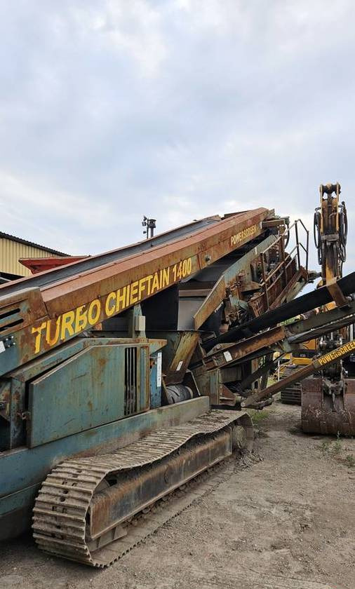 Przesiewacz mobilny Powerscreen Chieftain 1400 rozdrabniacz wibrokrata - Máy sàng: hình 2 Przesiewacz mobilny Powerscreen Chieftain 1400 rozdrabniacz wibrokrata - Máy sàng: hình 2