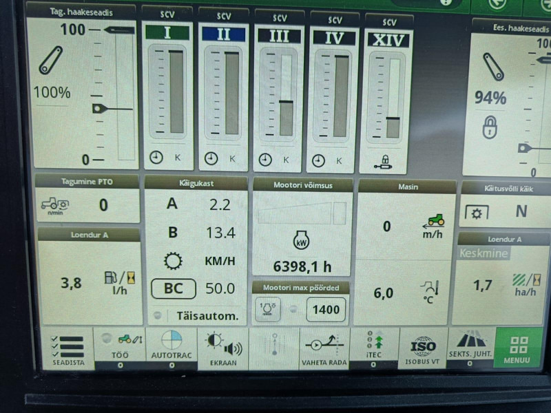 Máy cày John Deere 6215R: hình 14