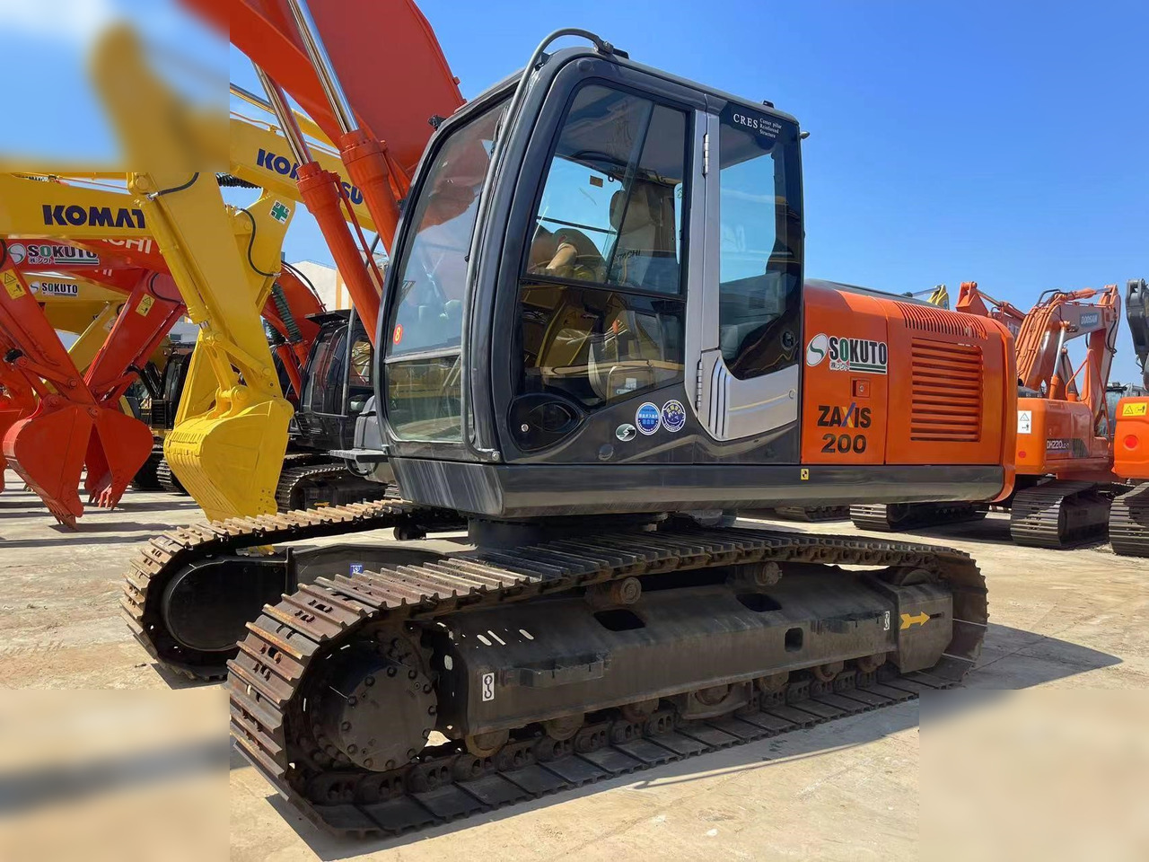 HITACHI ZX200-3G - Máy xúc bánh xích: hình 5 HITACHI ZX200-3G - Máy xúc bánh xích: hình 5