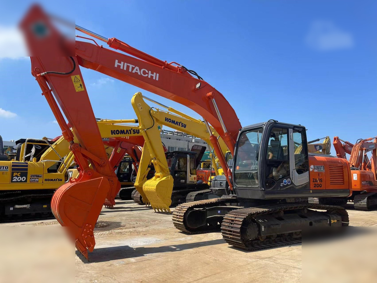 HITACHI ZX200-3G - Máy xúc bánh xích: hình 1 HITACHI ZX200-3G - Máy xúc bánh xích: hình 1