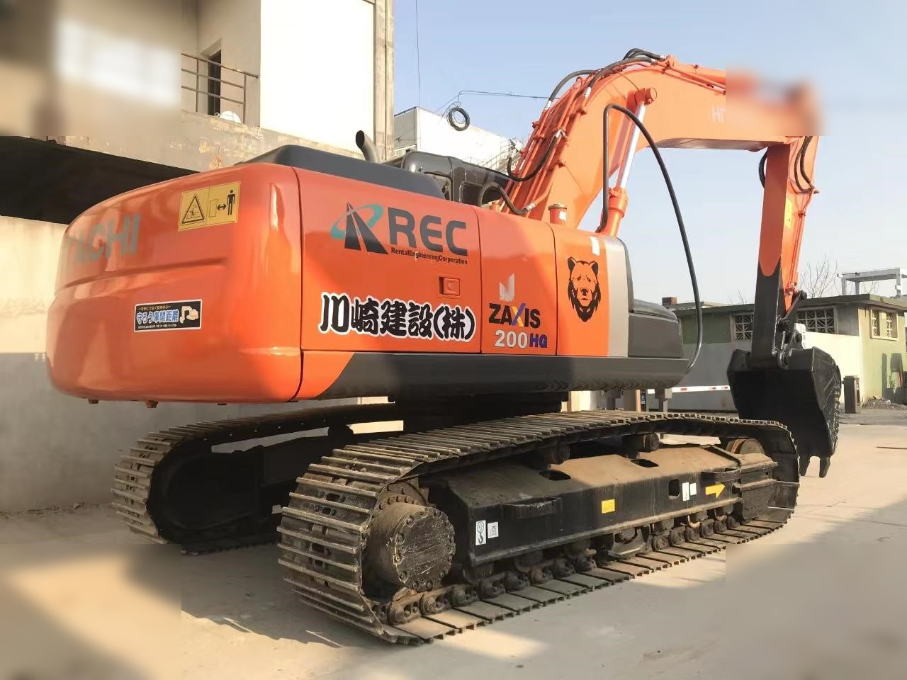 HITACHI ZX200 - Máy xúc bánh xích: hình 5 HITACHI ZX200 - Máy xúc bánh xích: hình 5