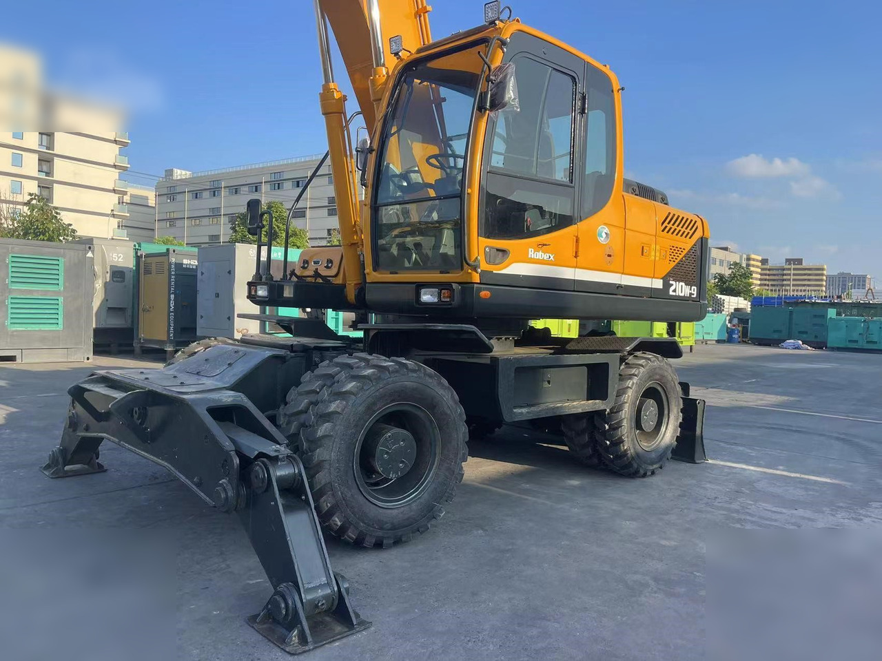 HYUNDAI ROBEX 210W-9 - Máy xúc bánh lốp: hình 4 HYUNDAI ROBEX 210W-9 - Máy xúc bánh lốp: hình 4