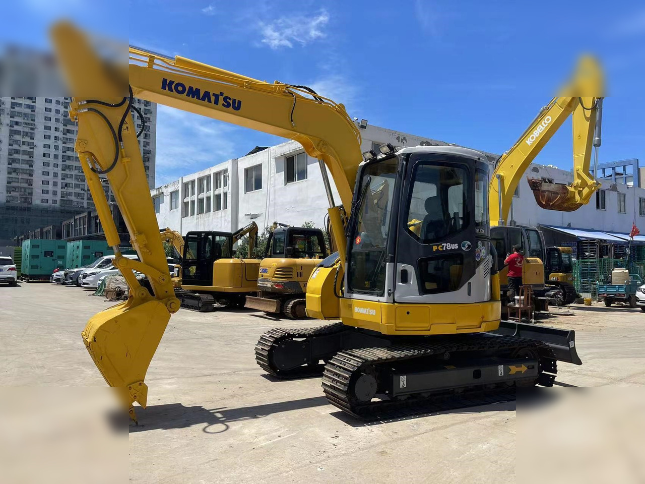 KOMATSU PC78US-6 - Máy xúc bánh xích: hình 1 KOMATSU PC78US-6 - Máy xúc bánh xích: hình 1