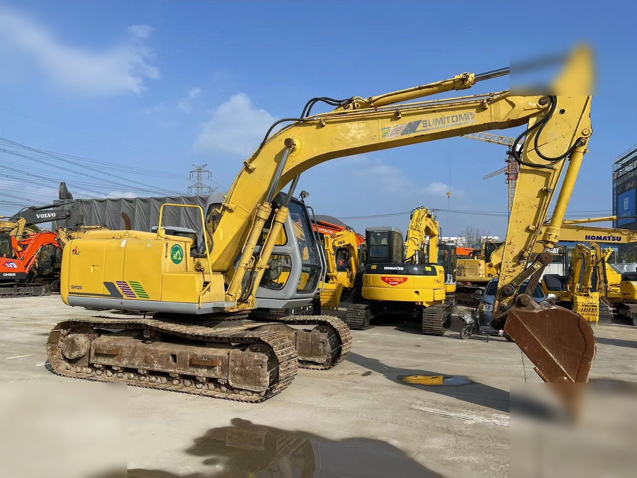 SUMITOMO SH120 - Máy xúc bánh xích: hình 2 SUMITOMO SH120 - Máy xúc bánh xích: hình 2