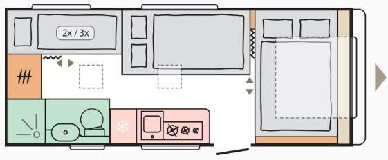 Adria Adora 573 PT* Fb-Temp.*Alde-Warmwasser-Hz. - Rơ moóc kiểu caravan: hình 4 Adria Adora 573 PT* Fb-Temp.*Alde-Warmwasser-Hz. - Rơ moóc kiểu caravan: hình 4
