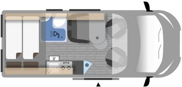 Clever Tour 540*BLACK EDITION*FINAL SALE RABATT*SOFORT* - Xe van cắm trại: hình 3 Clever Tour 540*BLACK EDITION*FINAL SALE RABATT*SOFORT* - Xe van cắm trại: hình 3