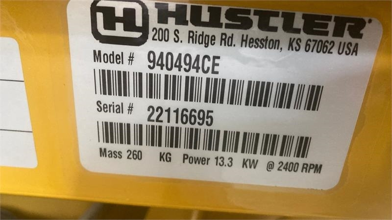 Hustler Raptor X 42 - Máy cắt cỏ vườn: hình 5 Hustler Raptor X 42 - Máy cắt cỏ vườn: hình 5