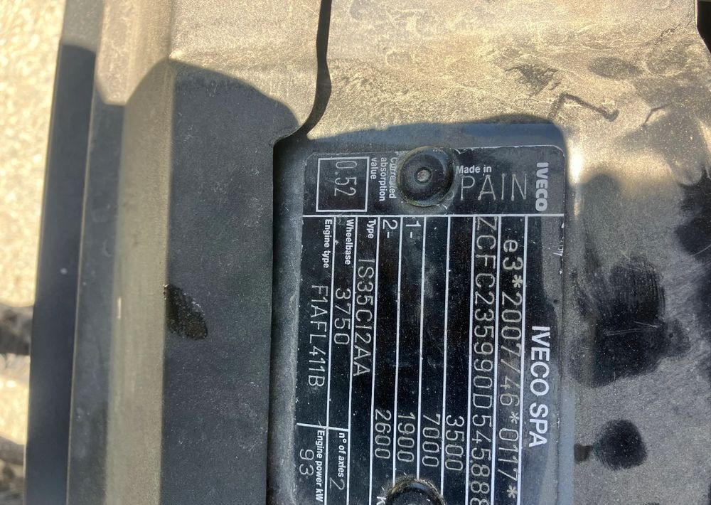 Iveco DAILY 35C13 ramo do zabudowy kiper wywrotka - Xe tải khung gầm: hình 5 Iveco DAILY 35C13 ramo do zabudowy kiper wywrotka - Xe tải khung gầm: hình 5