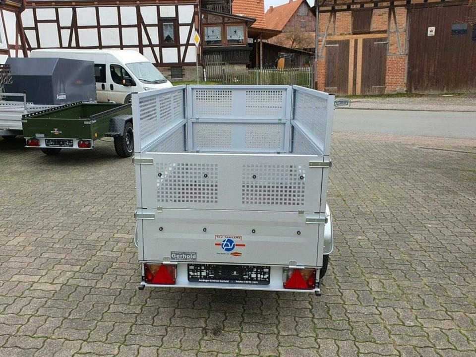 Böckmann PKW-Anhänger TPV 1,0to, 100 km/h, Gitteraufbau - Rơ moóc xe hơi: hình 5 Böckmann PKW-Anhänger TPV 1,0to, 100 km/h, Gitteraufbau - Rơ moóc xe hơi: hình 5