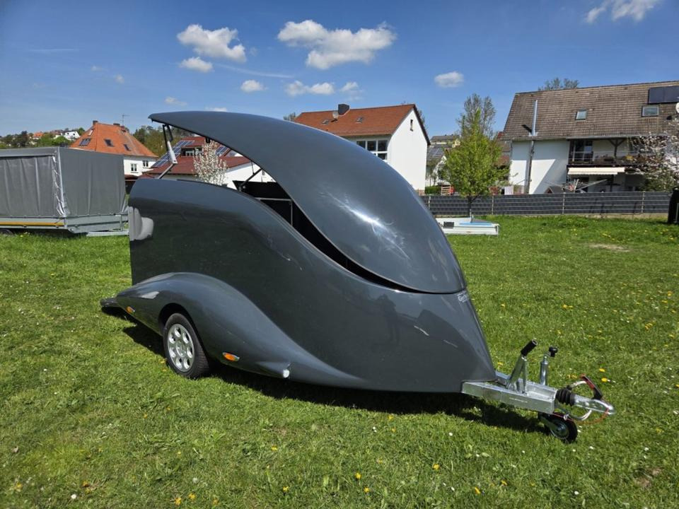 PKW Anhänger Motorrad Geschlossen Kofferanhänger 1000kg 100km/h - Rơ moóc xe máy: hình 1 PKW Anhänger Motorrad Geschlossen Kofferanhänger 1000kg 100km/h - Rơ moóc xe máy: hình 1