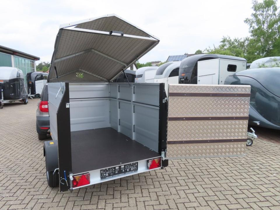 TPV Kleinviehanhänger 1,0t Flügeltür Viehanhänger Ziegen Schafe - Rơ moóc chở gia súc: hình 2 TPV Kleinviehanhänger 1,0t Flügeltür Viehanhänger Ziegen Schafe - Rơ moóc chở gia súc: hình 2