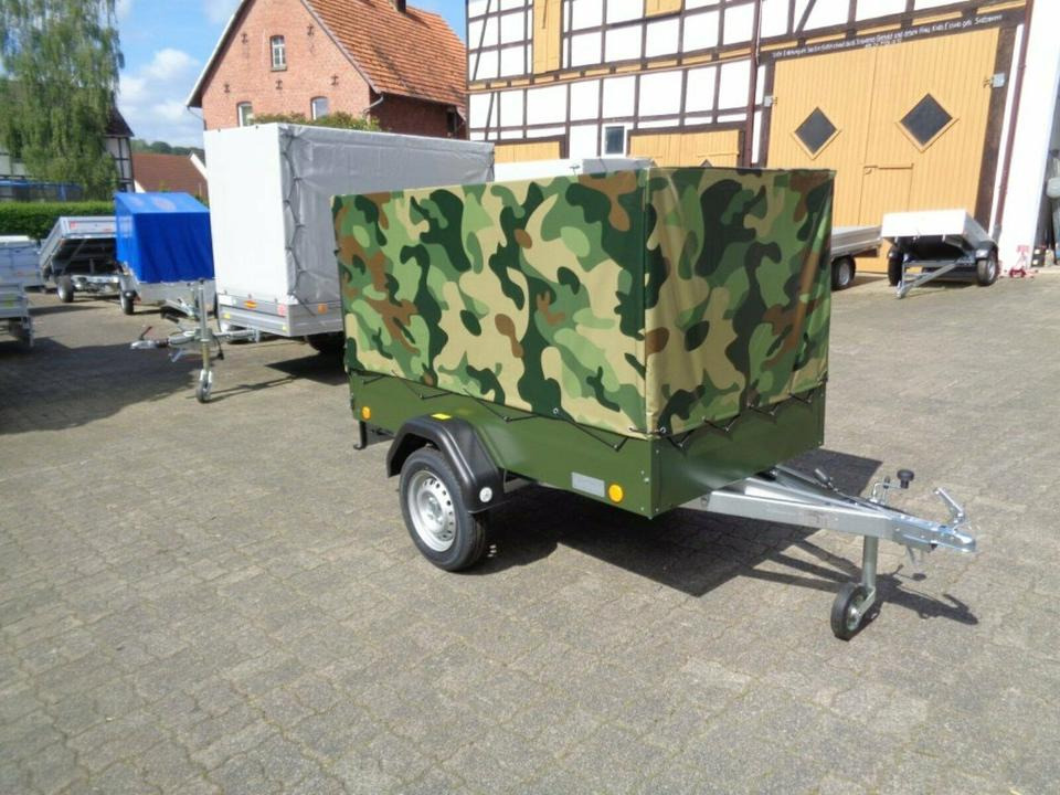 TPV PKW-Anhänger Plane und Spriegel 750 kg, Camouflage - Rơ moóc xe hơi: hình 2 TPV PKW-Anhänger Plane und Spriegel 750 kg, Camouflage - Rơ moóc xe hơi: hình 2