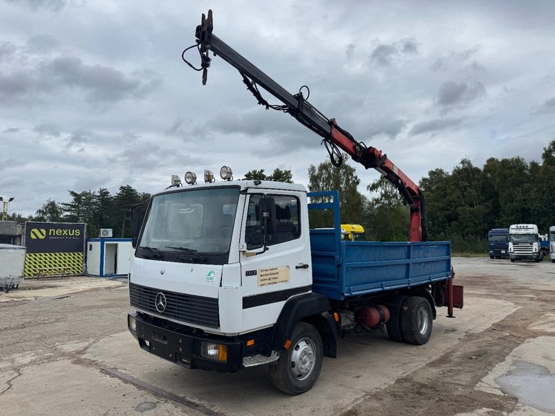 Mercedes-Benz SK 917 (STEEL SUSPENSION / PARLFINGER CRANE / AUXILIARY / 6 CYLINDER WITH MANUAL PUMP) - Xe ben, Xe cẩu tự hành: hình 1 Mercedes-Benz SK 917 (STEEL SUSPENSION / PARLFINGER CRANE / AUXILIARY / 6 CYLINDER WITH MANUAL PUMP) - Xe ben, Xe cẩu tự hành: hình 1