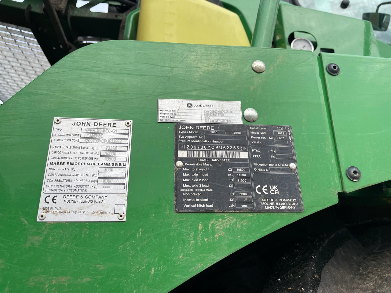 JOHN DEERE TRINCIA 9700i - Máy gặt đập thức ăn gia súc: hình 5 JOHN DEERE TRINCIA 9700i - Máy gặt đập thức ăn gia súc: hình 5