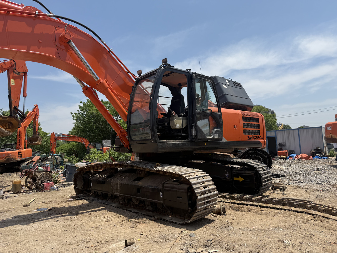 Máy xúc bánh lốp HITACHI used hitachi 350-5g  excavator [ Copy ]: hình 8