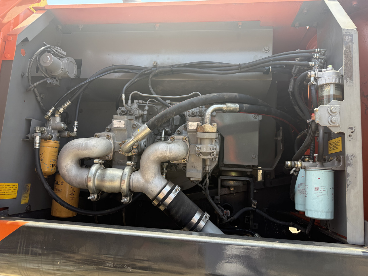 Máy xúc bánh lốp HITACHI used hitachi 350-5g  excavator [ Copy ]: hình 15