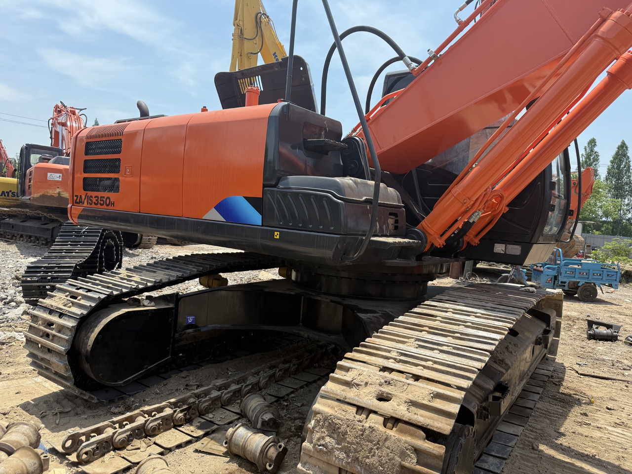 Máy xúc bánh lốp HITACHI used hitachi 350-5g  excavator [ Copy ]: hình 12