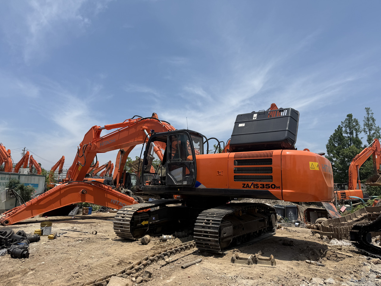 Máy xúc bánh lốp HITACHI used hitachi 350-5g  excavator [ Copy ]: hình 6