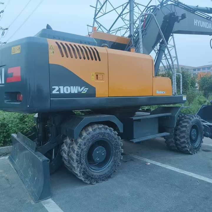 Used Hyundai 210w 20T Second Hand Korea Original Large Wheel Excavator Mining Construction Excavators Hot Sale 210w 220 225 30t - Máy xúc: hình 1 Used Hyundai 210w 20T Second Hand Korea Original Large Wheel Excavator Mining Construction Excavators Hot Sale 210w 220 225 30t - Máy xúc: hình 1