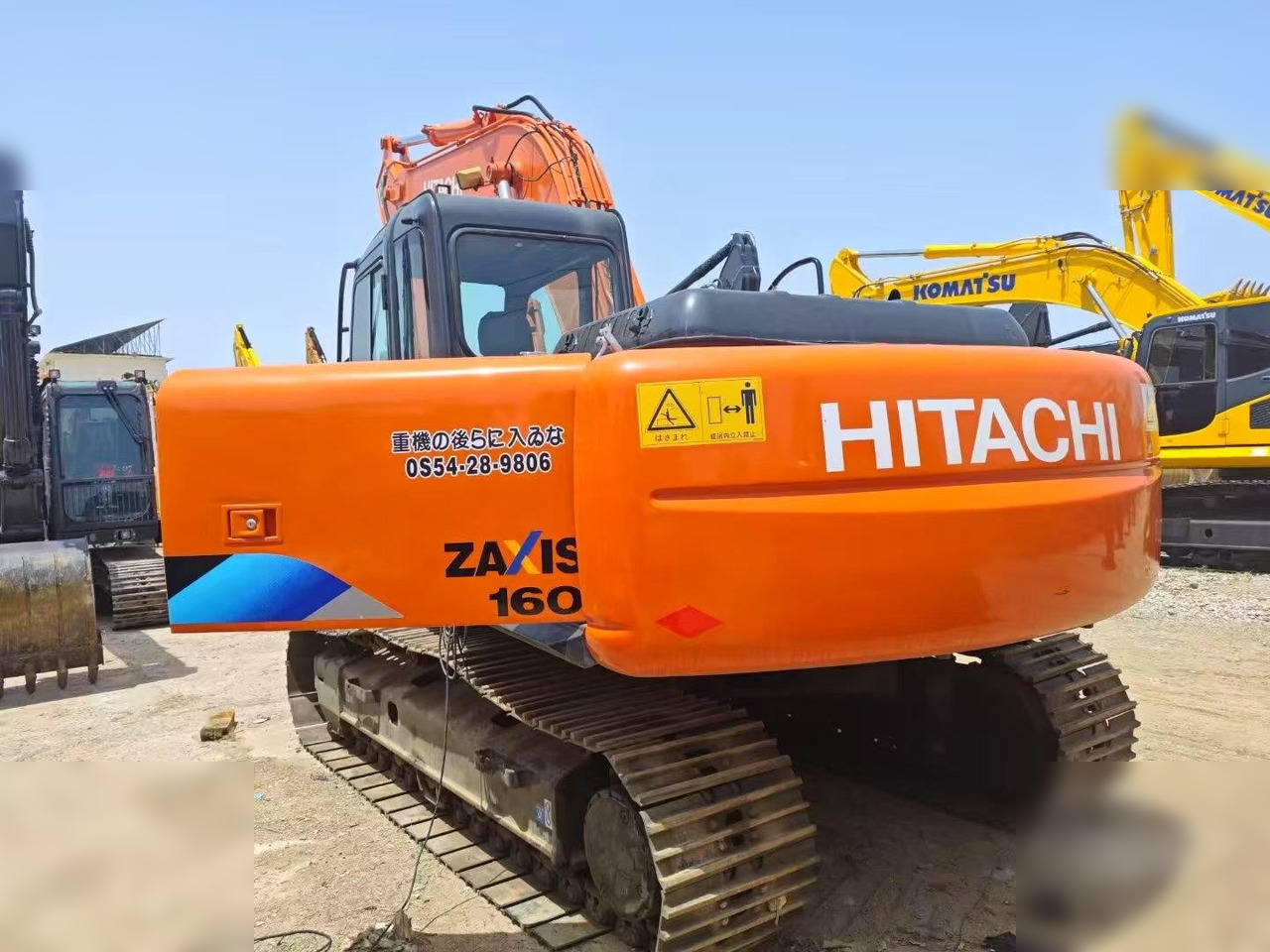 HITACHI EX160 LC - Máy xúc bánh xích: hình 2 HITACHI EX160 LC - Máy xúc bánh xích: hình 2