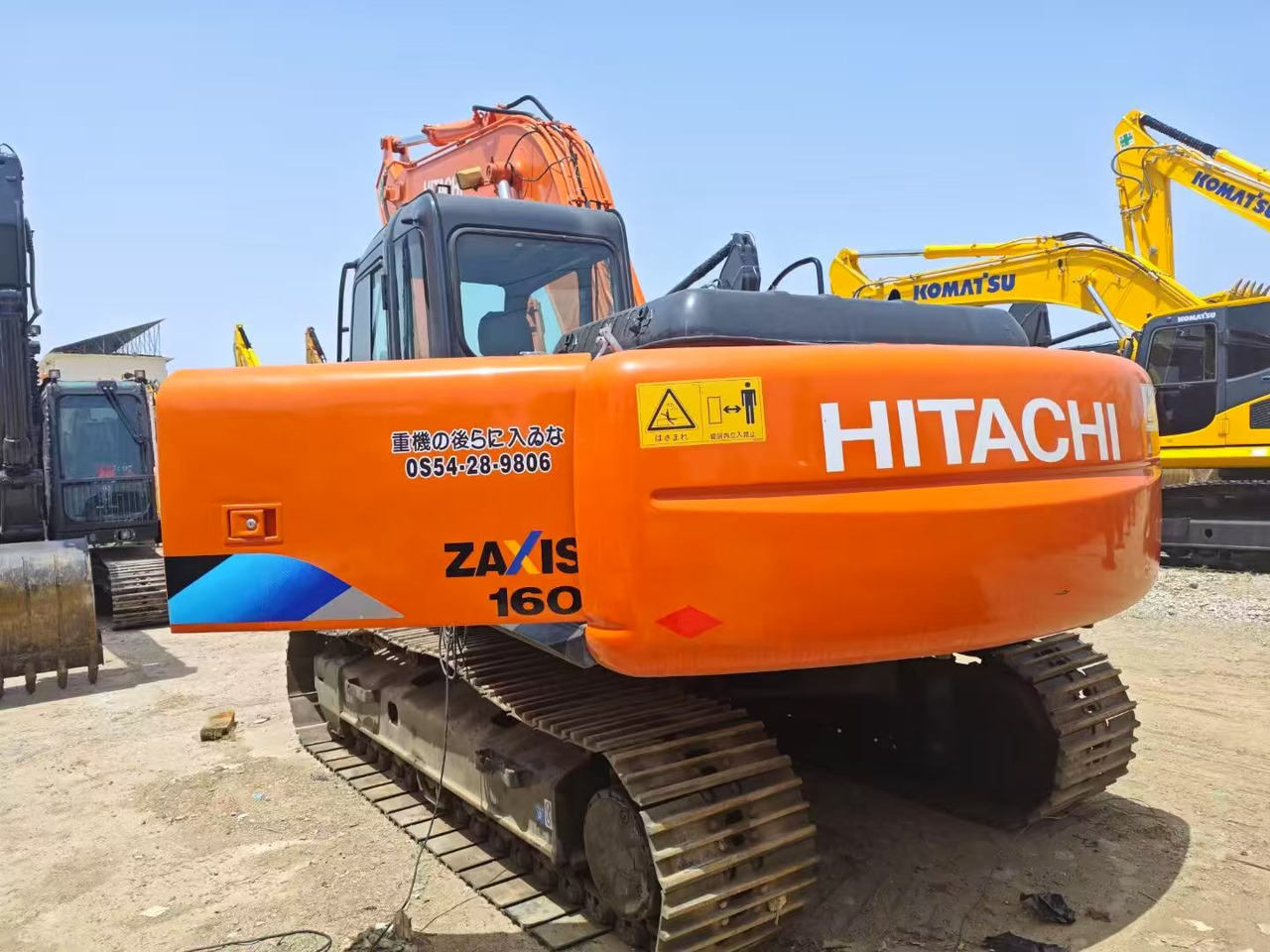 Máy xúc bánh xích HITACHI ZAXIS 160: hình 10