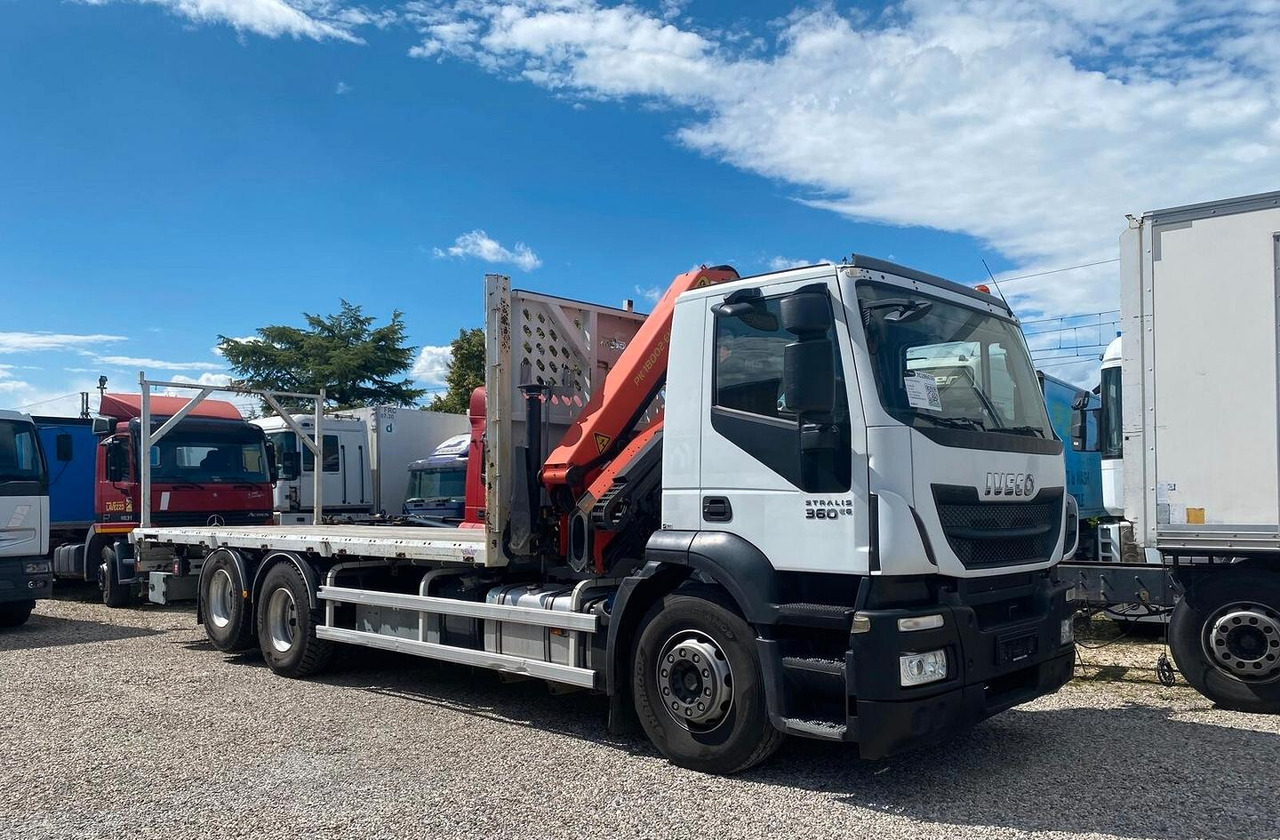 IVECO STRALIS AD260S36 CASSONE FISSO E GRU - Xe tải thùng lửng/ Phẳng, Xe cẩu tự hành: hình 2 IVECO STRALIS AD260S36 CASSONE FISSO E GRU - Xe tải thùng lửng/ Phẳng, Xe cẩu tự hành: hình 2