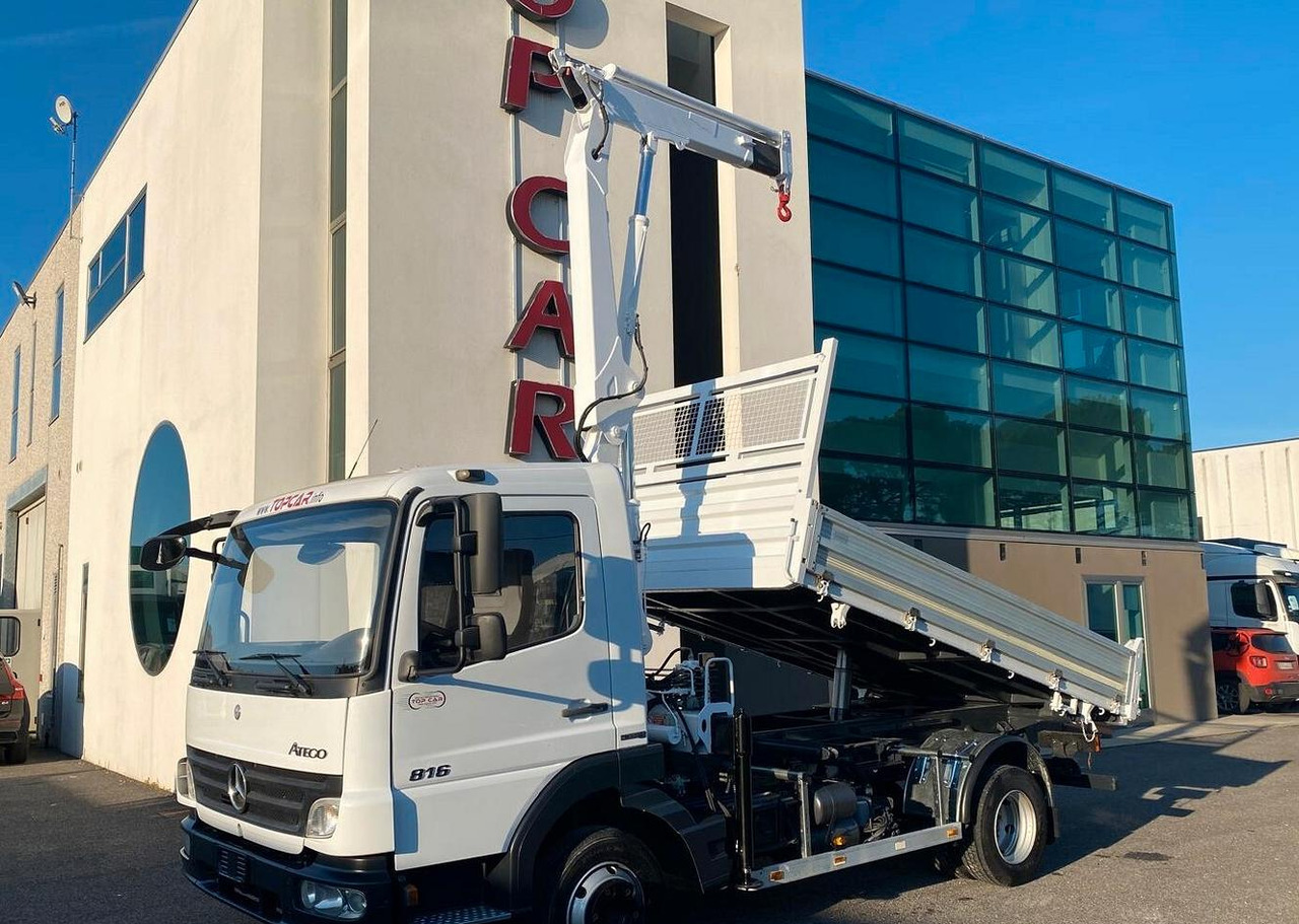 MERCEDES 816 ATEGO CASSONE RIBALTABILE E GRU - Xe ben, Xe cẩu tự hành: hình 3 MERCEDES 816 ATEGO CASSONE RIBALTABILE E GRU - Xe ben, Xe cẩu tự hành: hình 3