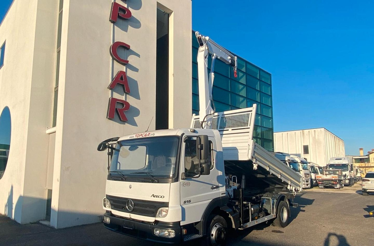 MERCEDES 816 ATEGO CASSONE RIBALTABILE E GRU - Xe ben, Xe cẩu tự hành: hình 1 MERCEDES 816 ATEGO CASSONE RIBALTABILE E GRU - Xe ben, Xe cẩu tự hành: hình 1