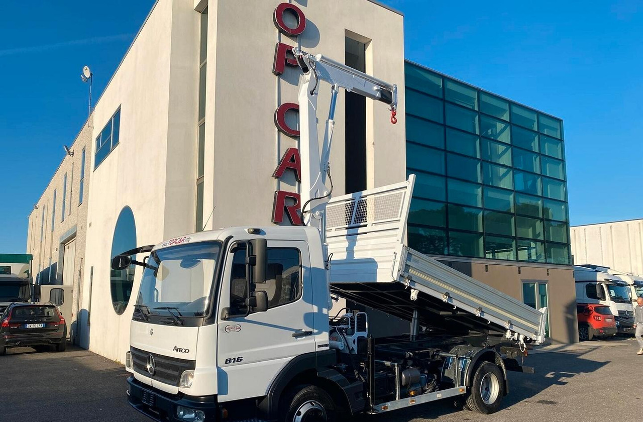 MERCEDES 816 ATEGO RIBALTABILE E GRU - Xe ben, Xe cẩu tự hành: hình 1 MERCEDES 816 ATEGO RIBALTABILE E GRU - Xe ben, Xe cẩu tự hành: hình 1