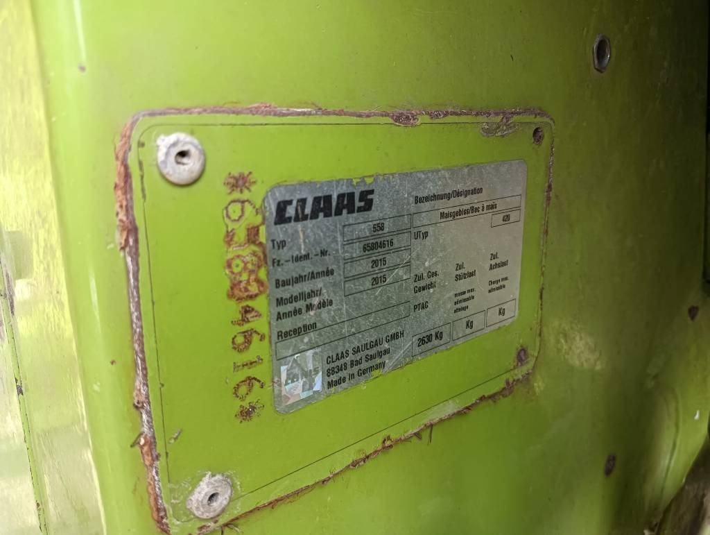 Claas Orbis 600  - Trang thiết bị dàn trải: hình 3 Claas Orbis 600  - Trang thiết bị dàn trải: hình 3