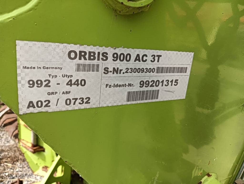Máy gặt ngô Claas Orbis 900 AC: hình 9