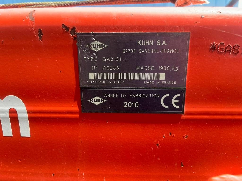 Kuhn GA 8121 - Dàn trải/ Cào: hình 5 Kuhn GA 8121 - Dàn trải/ Cào: hình 5