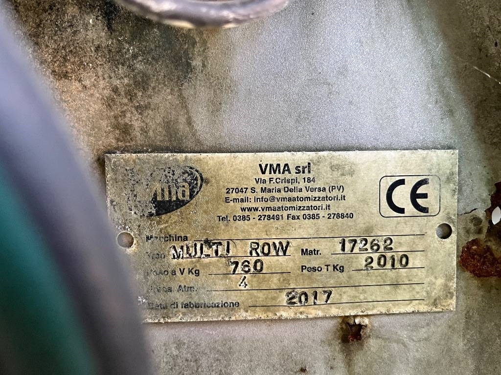 VMA MULTI ROW - Máy xịt kéo: hình 5 VMA MULTI ROW - Máy xịt kéo: hình 5