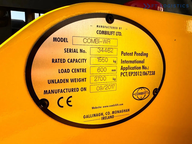 Máy xếp chồng Combilift WR-4 / DUPLEX / 4.5M / 2017 / ONLY 30 MTH / LIKE NEW / 1500KG: hình 9