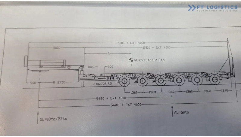 Faymonville FAYMONVILLE STZ-6WAU – 6 AXLES – 92.2T GVW – 73T PAYLOAD – HYDRAULIC RAMPS – EXCELLENT CONDITION! - Sơ mi rơ moóc thùng thấp: hình 2 Faymonville FAYMONVILLE STZ-6WAU – 6 AXLES – 92.2T GVW – 73T PAYLOAD – HYDRAULIC RAMPS – EXCELLENT CONDITION! - Sơ mi rơ moóc thùng thấp: hình 2