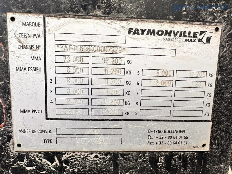 Faymonville FAYMONVILLE STZ-6WAU – 6 AXLES – 92.2T GVW – 73T PAYLOAD – HYDRAULIC RAMPS – EXCELLENT CONDITION! - Sơ mi rơ moóc thùng thấp: hình 3 Faymonville FAYMONVILLE STZ-6WAU – 6 AXLES – 92.2T GVW – 73T PAYLOAD – HYDRAULIC RAMPS – EXCELLENT CONDITION! - Sơ mi rơ moóc thùng thấp: hình 3