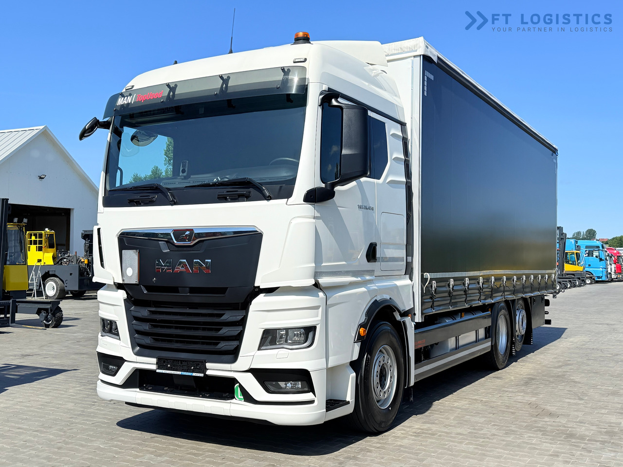 MAN TGX 26.470 / 19 Pallets / Steering Axle / 15 Ton Payload / Retarder / Excellent Condition - Xe tải thùng mui bạt: hình 4 MAN TGX 26.470 / 19 Pallets / Steering Axle / 15 Ton Payload / Retarder / Excellent Condition - Xe tải thùng mui bạt: hình 4