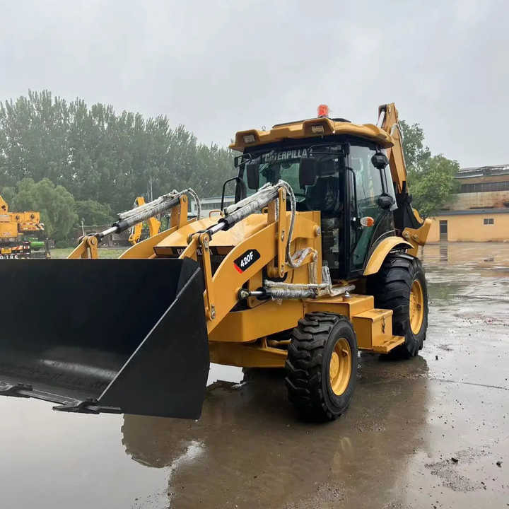 Used Wheel Loader CAT420F Caterpillar 420F Construction Machinery Mini Wheel Skid Steer Loader in Stock - Máy xúc lật bánh lốp: hình 1 Used Wheel Loader CAT420F Caterpillar 420F Construction Machinery Mini Wheel Skid Steer Loader in Stock - Máy xúc lật bánh lốp: hình 1