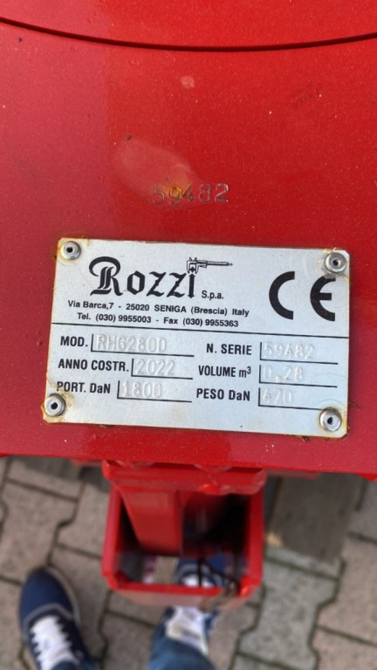 POLIPO MARCA ROZZI A 6 PALE PIU ROTORE ROZZI - Nho táo: hình 2 POLIPO MARCA ROZZI A 6 PALE PIU ROTORE ROZZI - Nho táo: hình 2